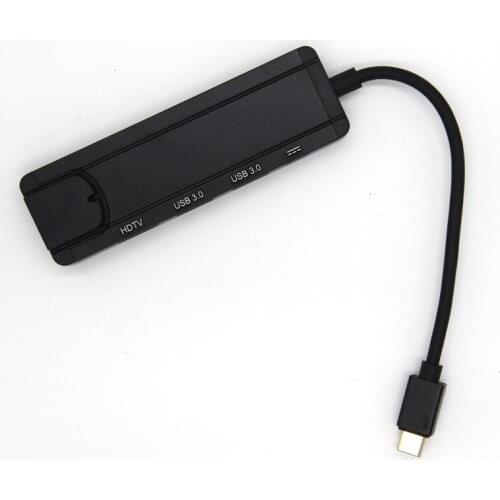 5 in 1 USB 3.1 Type-C HUB 4K 2 USB3.0 PD RJ45 Adapter HUB USB Converter Splitter for Laptop Phone Projector Monitor Tablet