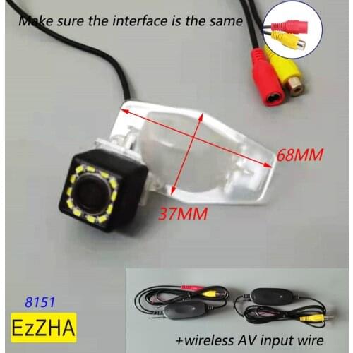 8LED Dynamic Trajectory HD CCD Vehicle Rear View Reverse Camera For Honda Odyssey Accord Crosstour CR-V CRV Fit Jazz HRV CRZ CRX