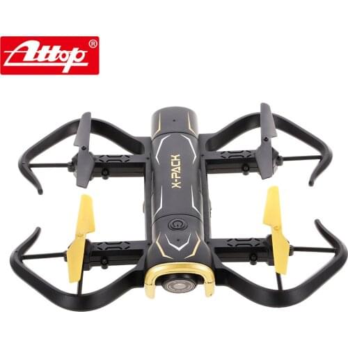 Attop XT-5 720P Camera Drone Foldable Wifi FPV Gravity Sense Altitude Hold Headless RC Quadcopter Drone