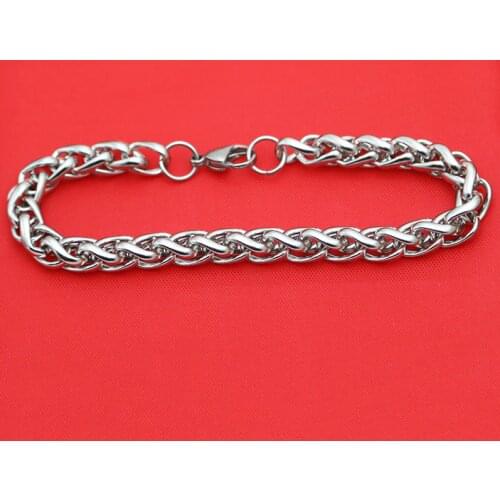 316L Stainless Steel Bracelet 3mm 4mm 5mm 6mm 7mm Lanterns Necklace Bracelet For Women Men Girl Boy