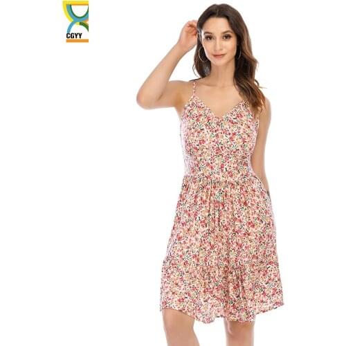 CGYY Pink Summer Dresses