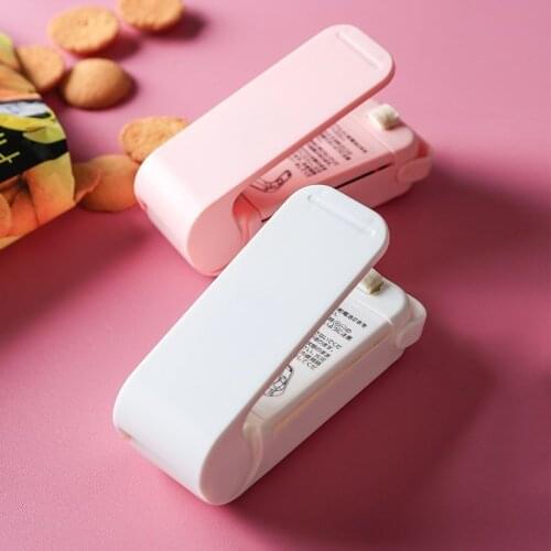 Colorful Portable Handheld Household Electronic Mini Heat Sealing Machine Plastic Food Snacks Bag Packing Sealer Tool Dropship