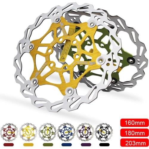 SNAIL Mountain Bike MTB DH 6 inch 160mm 180mm 203mm Float Floating Disc Brake Rotor Cycling Bicycle Rotors