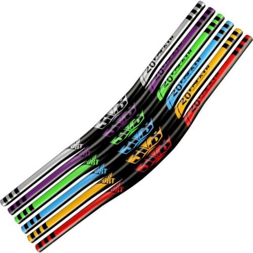 Swallow Shaped Mountain Bike Full Carbon Bicycle Handlebar 31.8*620-720mm MTB Bike Parts Aluminum Alloy 7075 Cycling Handle Bar