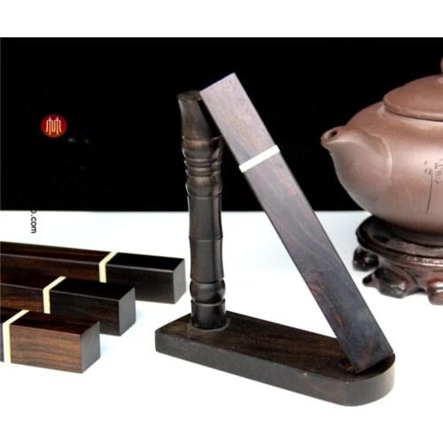 Woodiness fragrance tube ebony joss stick short tube set by huang (incense tube lie incense aloes sandalwood cylinder pipe