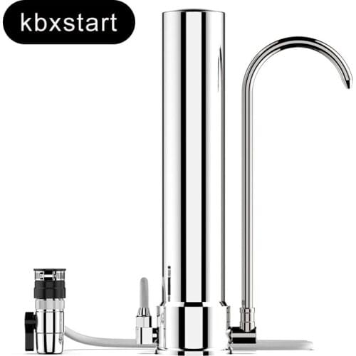 Zk30 Water filter Desktop Stainless Steel Water Purifier Faucet Healthy Ceramic Cartridge Kitchen Household Water Tap Filter