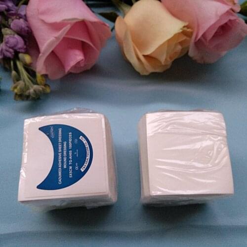 100pcs 5cm*5cm 10*12cm medical non-woven adhesive tape dressing block self-adhesive and breathable self-made spreading plaster