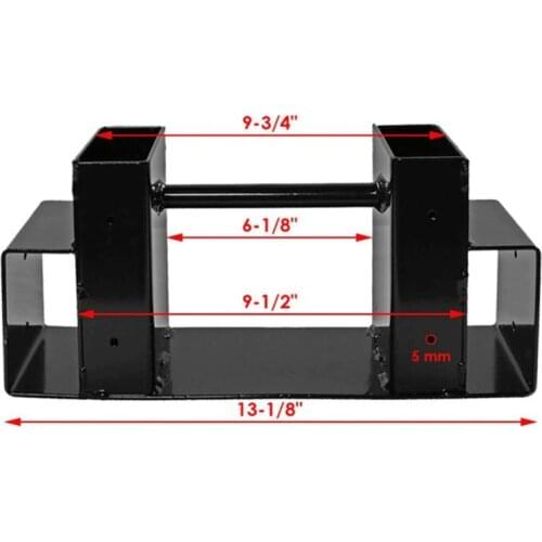 Firewood Log Storage Rack Bracket Kit with Screws Fireplace Wood Storage Holder Adjustable for Indoor/Outdoor Black WWO66