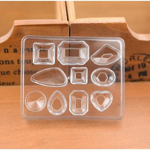 SNASAN necklace earrings Pendant silicone Mold Resin Silicone Moulds handmade tool geometry molds