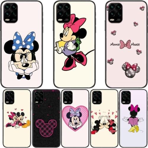 Sports Minnie Mouse cartoon Phone Case For XiaoMi Redmi Note 10 9 9S 8 7 6 5 A Pro T Y1 Black Cover Silicone Back Pre style cove