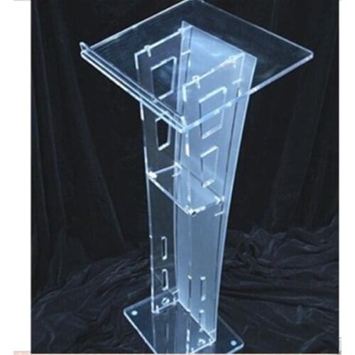 High Quality Cheap Clear Acrylic Lectern decoration Free Shipping