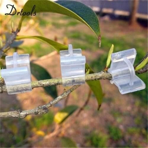 2000Pcs-pack New Red Durable Plastic Grafting Clips for Garden Vegetable Flower Vine Bushes Plants Tool Equipment GT062