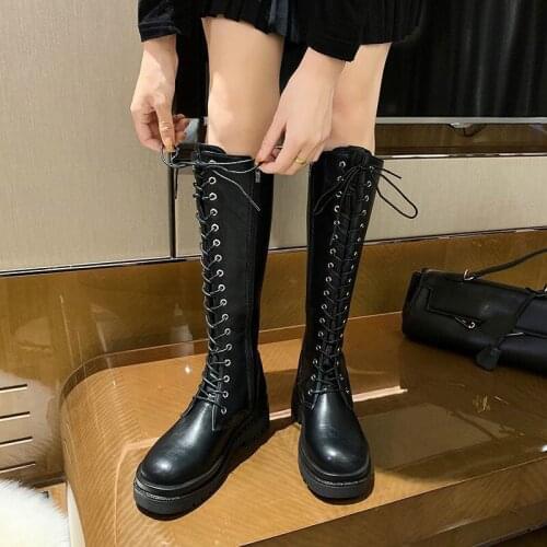 College style Autumn Women Over The Knee Boots Stretch Fabric Thigh High Sexy Slim Female Shoes Girl Long Bota Feminina R14-53
