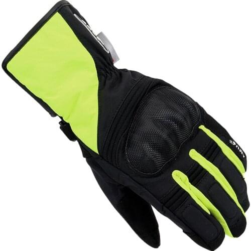 AMU Winter Thermal Fleece Motorcycle Gloves Waterproof Motocross Off-Road Enduro Full Finger Moto Riding Gloves
