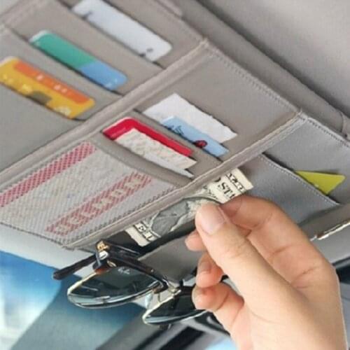2018 NEW Multifunctional sun visor storage clip For Volkswagen VW Golf 5 6 7 JETTA PASSAT B5 B6 B7 B8 MK4 MK5 MK6 Tiguan Beetle