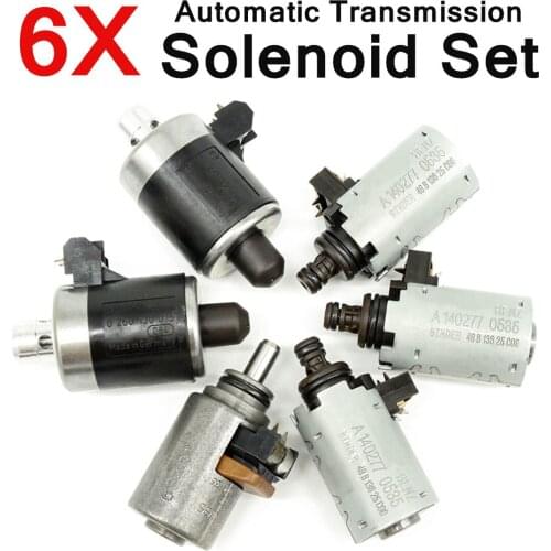 6Pcs 722.6 Electric Solenoids Valve Fit For Mercedes for Benz 5-SPEED Auto Replacement Parts Automatic Transmission & Drivetrain