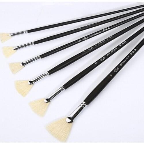 6Pcs/Set Childrens Paint Brush Set For Oil Acrylic Painting Watercolor Painting Tool Art Drawing Brushes Supplies