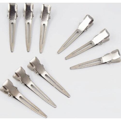 70pcs/lot Metal Alligator Hair Clips Hair Clip Gold Single Prong Hairpin Hairpins Korker Bow Hair Pins Styling Tools Decoration