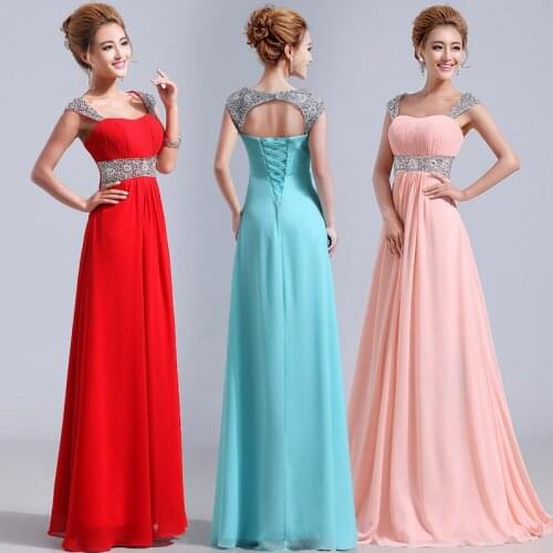 Free Shipping Cheap2015 Hot Double-shoulder slit neckline racerback bandage design long evening dress formal dress bride