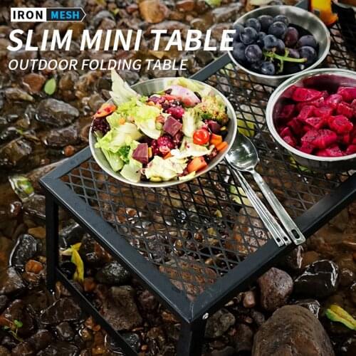 Campleader Net Folding Camping Table Portable Waterproof Barbecue Table Camping Net Table Camping Supplies Camping Equipment