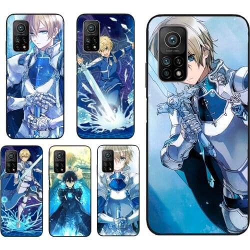 Eugeo Sword Art Online Case For POCO M3 Pro F3 X3 Pro Cover For Xiaomi Mi11 11Lite 11Pro Mi 10T Pro Note 10 Lite