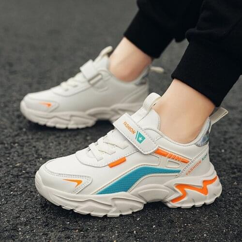 Childrens Casual Running Sports Shoes Outdoor Lightweight Breathable Boys Shoes Comfortable Jogging Soft-soled Kids Shoes