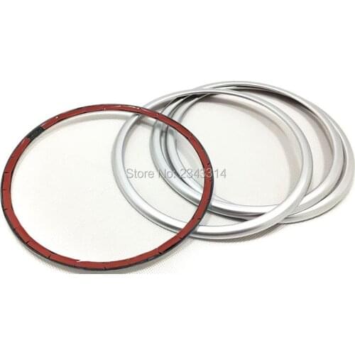 For Hyundai KONA 2017 2018 2019 ABS Door Stereo Speaker Ring Frame Cover Interior Audio Protector Cover Sticker Car Accessories