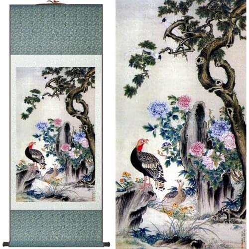 Chinese painting Chinese Art Painting Home Office Decoration Chinese painting Birds picturesPrinted painting