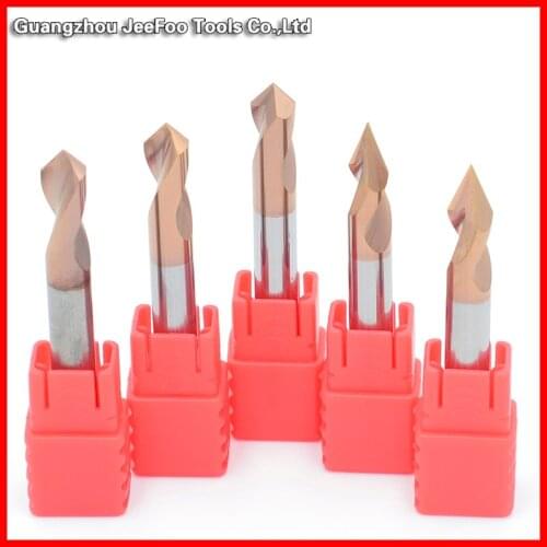 3/6/10/12mm 90 Degrees Chamfer End Mill Tool 2 Flute Chamfer Cutter Chamfer Router Bit Carbide Milling Cutter