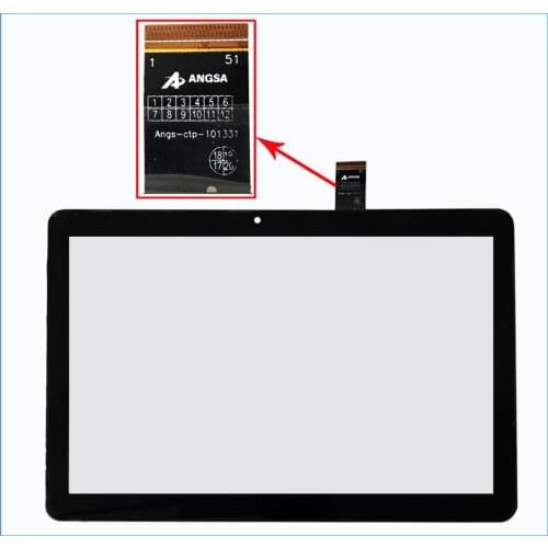 New Original For 10.1" Angs-ctp-101331 touch screen panel Digitizer Glass