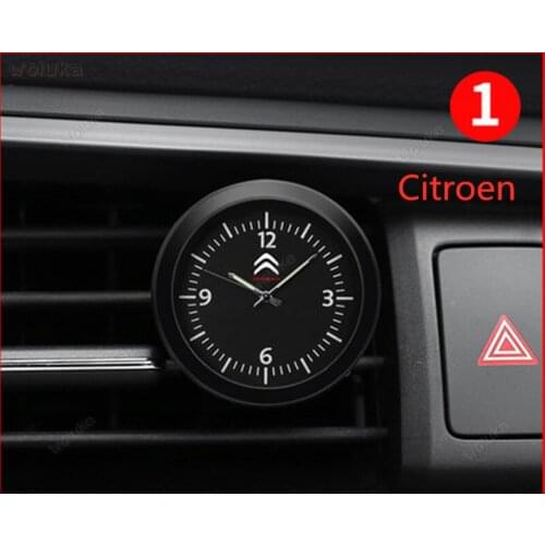 Various car signs car decoration car clock watch modified car interior electronic quartz watch CD50 Q04