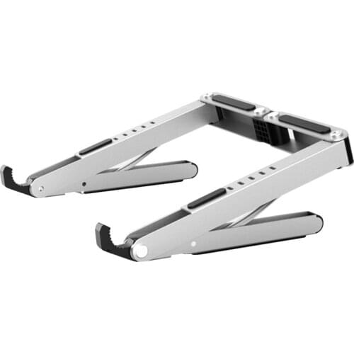 Aluminum Alloy Adjustable Laptop Stand Folding Portable for Notebook MacBook Computer Bracket Lifting Cooling Holder Non-slip