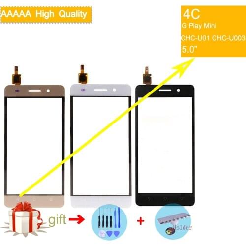 For Huawei Honor 4C G Play Mini CHC-U01 CHC-U003 Touch Screen Touch Panel Sensor Digitizer Front Glass Touchscreen NO LCD