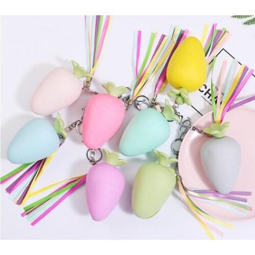 12pcs Cute Silicone Carrot Coin Purse Pouch Cases Bag Storage Money Clutch Holder Case Container Zipper Fruit Mini Wallet