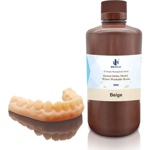 JAMGHE High Hardness Orthodontic Resin Dentsply for LCD/DLP 3d Printer Anycubic 3d Photopolymer 500G 1000G