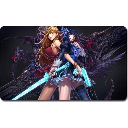 Panty & Stocking With Garterbelt Playmat) 525 Custom Anime Game Sexy Play Mat Board Games Custom Big Play Pad with Storage Bag