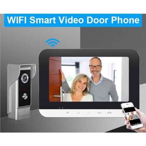 2021 New Arrival Home intercom system IOS/Android Smart Phone Remote Control video door phone wifi for villa