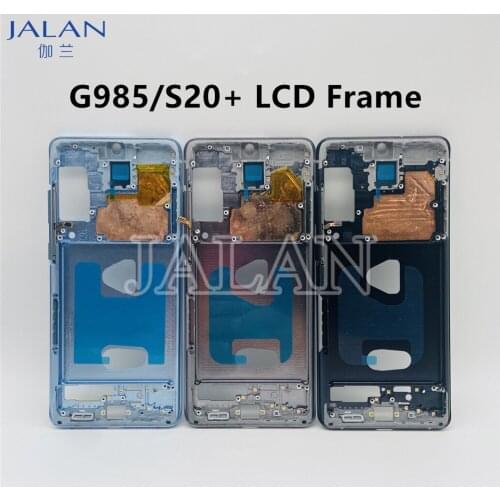 1PCS Middle Frame For SM S20+ G985 LCD Middle Bezel Back Frame Case Replacement Phone Middle Plate Repair Parts