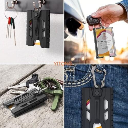 10pcs Credit Card Wallet Mens RFID Slim Card Holder Business Name Card Tag