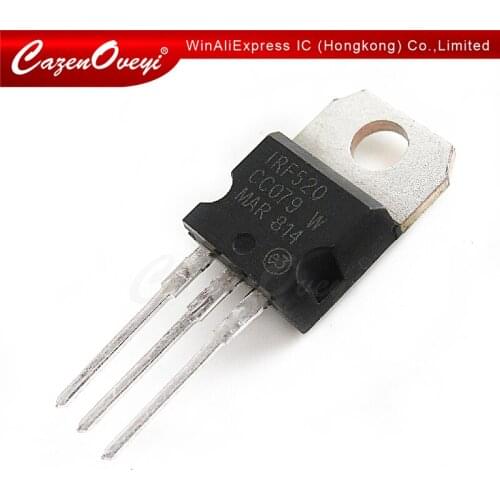 10pcs/lot IRF520 IRF520N TO-220 IRF520NPBF new and original In Stock