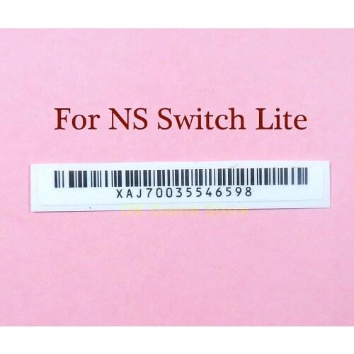 200pcs/lot Housing Shell Slim Back Mark Tag For Nintendo Nintend Switch & lite Controller Paste Bar Sticker Labe For switch lite