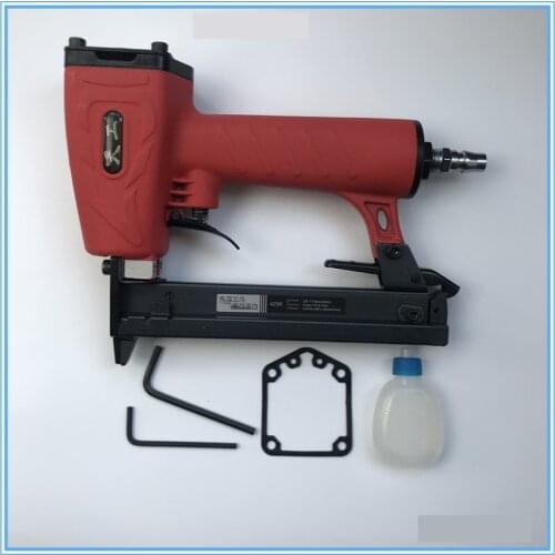 425K Air Nailer Stapler Gun Pneumatic U Type Gun For Rattan Alumium Metal Pole furniture 410K 413K 416K 418K Staples