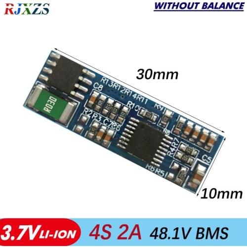 4S 2A Li-ion 14.8v 18650 DIY BMS PCM battery protection board bms pcm for li-ion lipo battery 4 cell pack