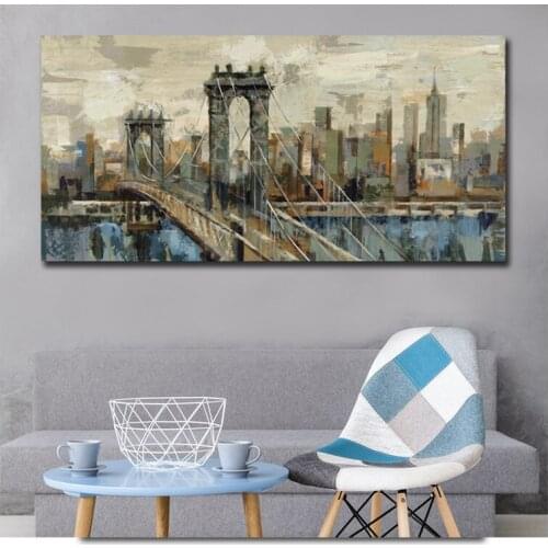 5D Diamond Embroidery Scandinavian Style Bridge Landscape Cross Stitch kits DIY diamond painting full square round rhinestone ar