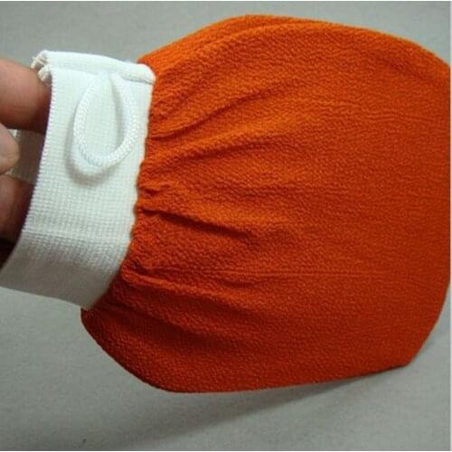 70 pcs orange kessa glove, turkish hammam scrub mitt,exfoliating scrub mitt bath glove skin towel korea glove lin2171