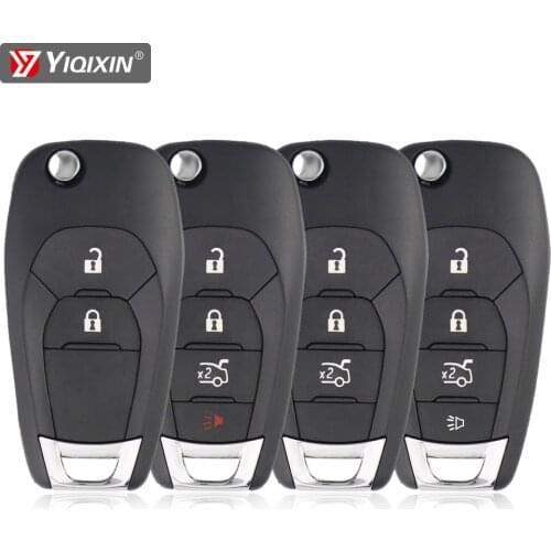 YIQIXIN 2/3/4 Buttons Auto Smart Replace Remote Flip Car Key For Chevrolet Captiva Cruze Aveo Spark Niva Lacetti Kalos Blazer
