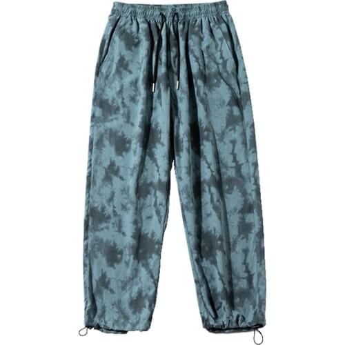 Men Pants Camouflage 2021 Hip Hop Streetwear Sweatpants Casual Trousers Elastic Waist Harem Joggers