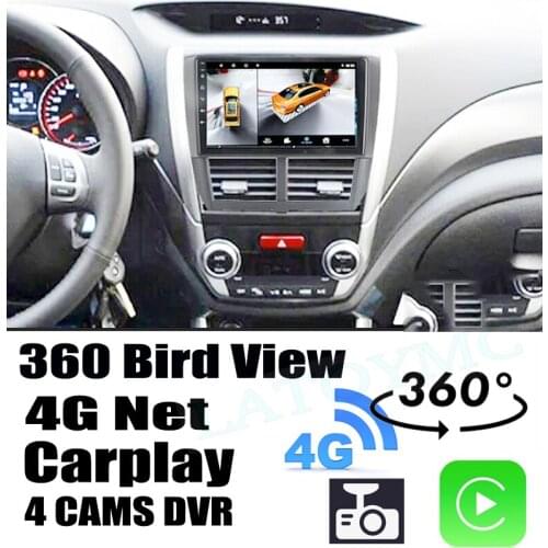 Car Audio Navigation GPS Stereo Carplay DVR 360 Birdview Around Android System For Subaru Forester SH 2009~2013