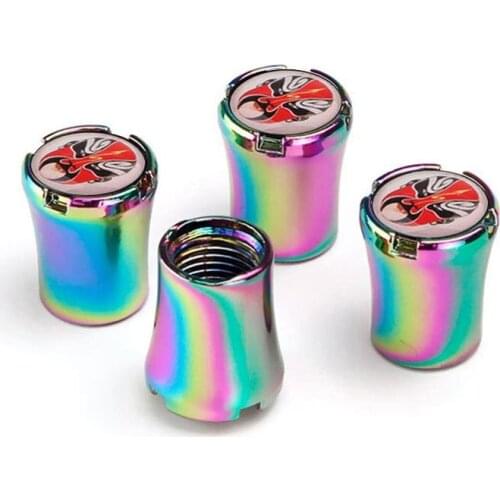 4pcs/Lot Red Face Car Tire Valve Caps For Mazda 2 3 5 6 CX5 CX7 CX9 X5 Summit Wheel Tires Air Dust Waterproof Screw Airtight Cap