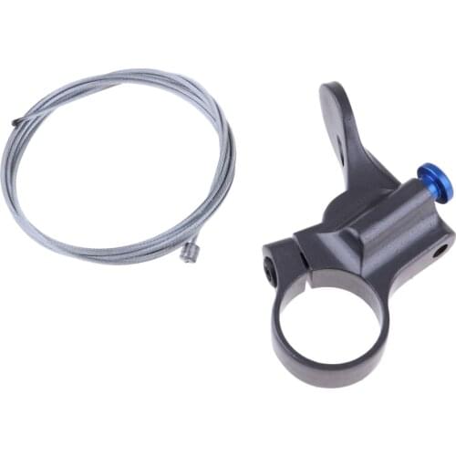 Lightweight MTB Mountain Bike Oil Spring Fork Remote Lockout Lever With Wire
